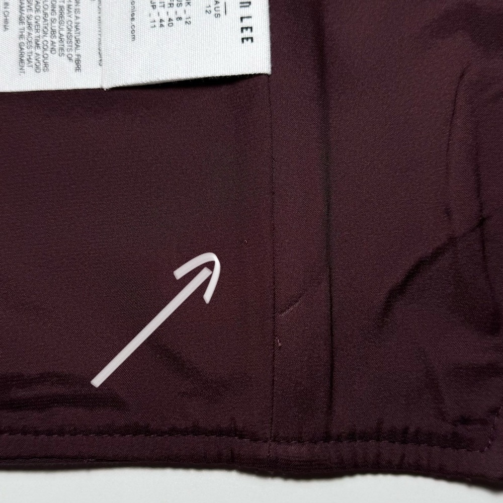 Dion Lee Double Arch Bustier Top in Oxblood - Picture 7 of 7